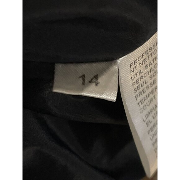 Doncaster Women's 14 Semi-Casual Navy Crew Neck Long Sleeve Full Zip Top Jacket - Picture 10 of 10